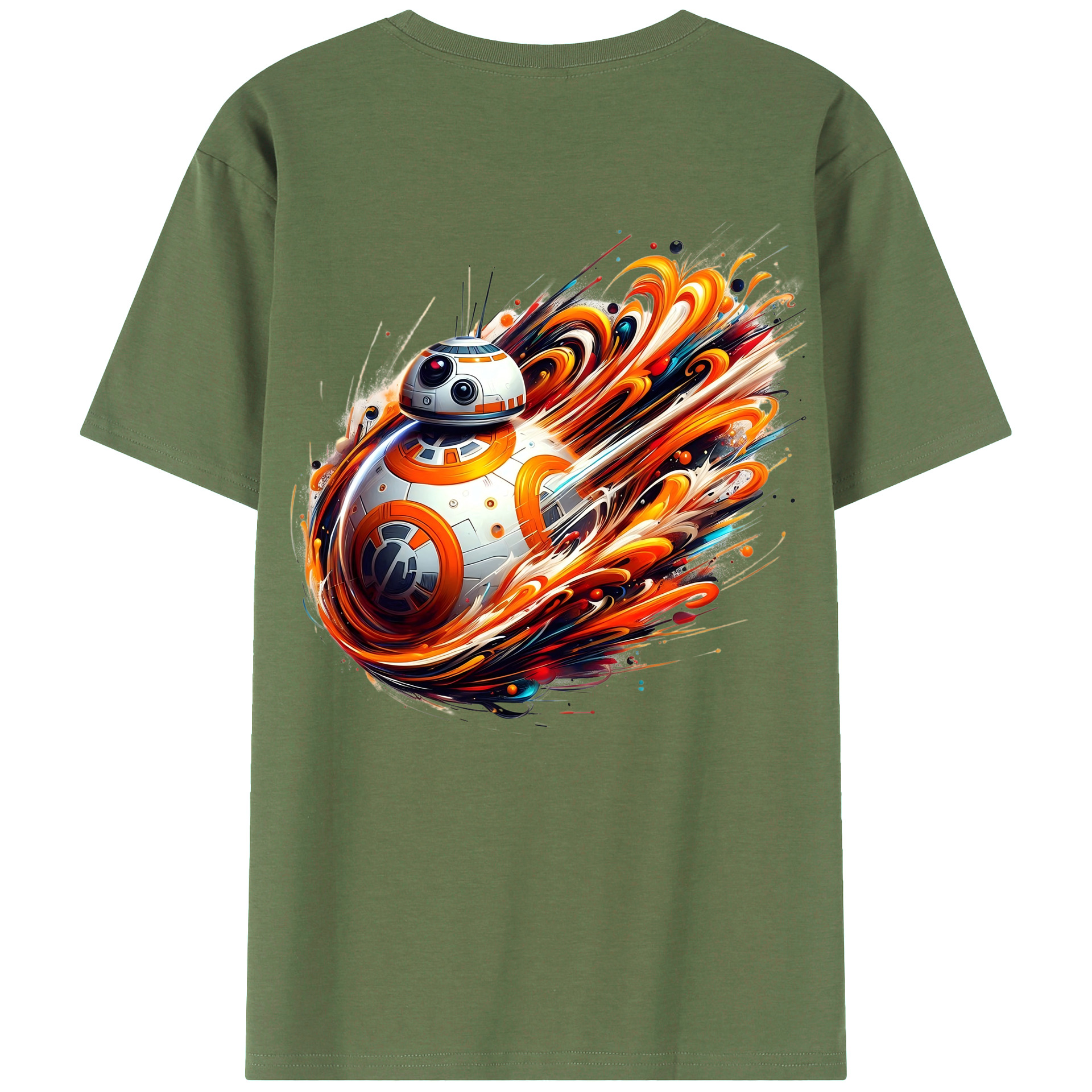 （画像用） スター・ウォーズ Star Wars 綿100％ メンズ半袖Tシャツ（バックプリント） 通気性